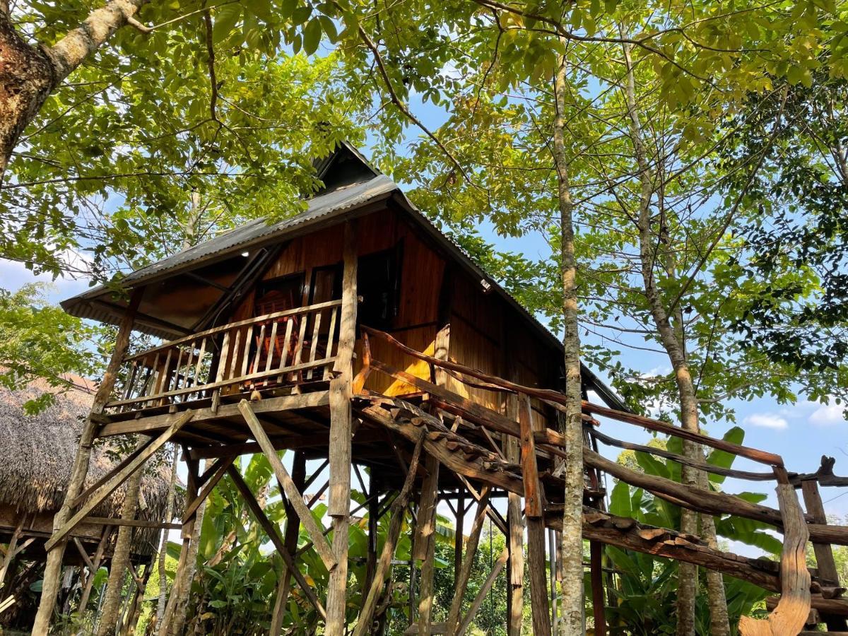 Sunny Field Eco Stilt House Villa Кат Тиен Екстериор снимка