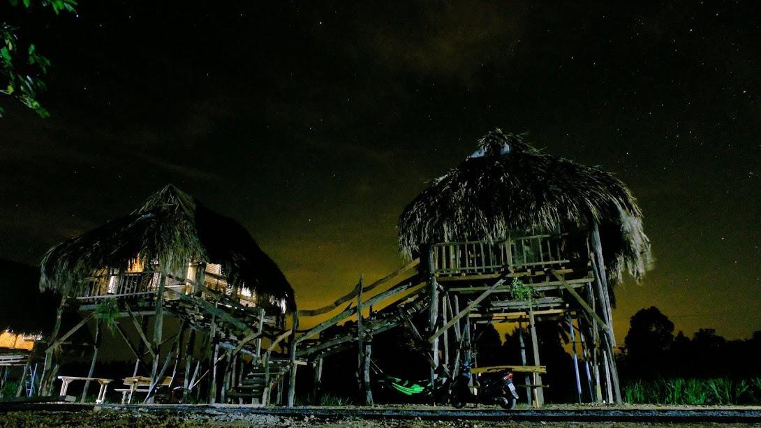 Sunny Field Eco Stilt House Villa Кат Тиен Екстериор снимка