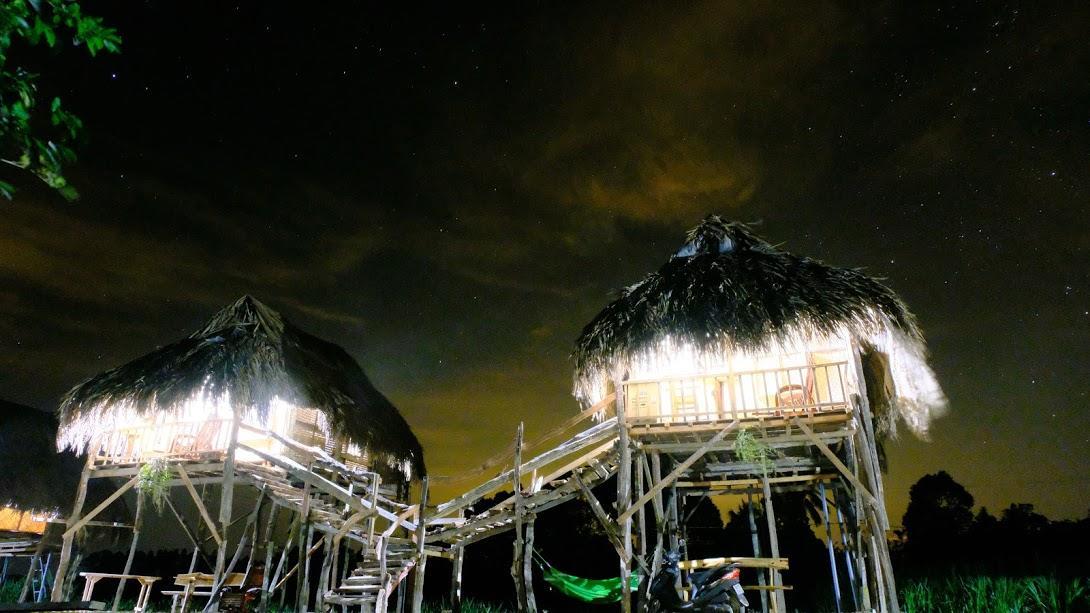 Sunny Field Eco Stilt House Villa Кат Тиен Екстериор снимка