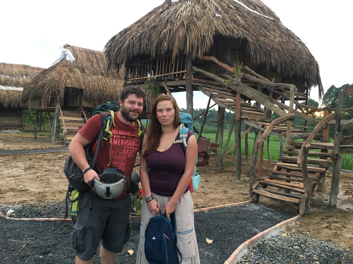 Sunny Field Eco Stilt House Villa Кат Тиен Екстериор снимка