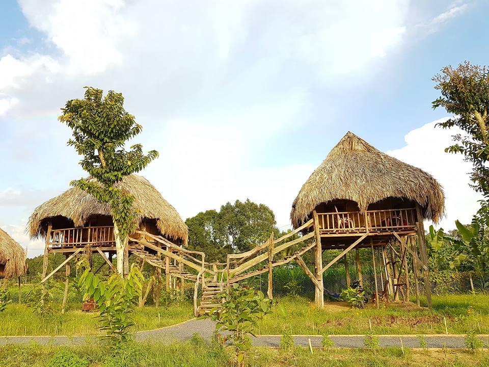 Sunny Field Eco Stilt House Villa Кат Тиен Екстериор снимка