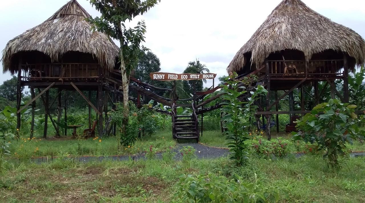 Sunny Field Eco Stilt House Villa Кат Тиен Екстериор снимка
