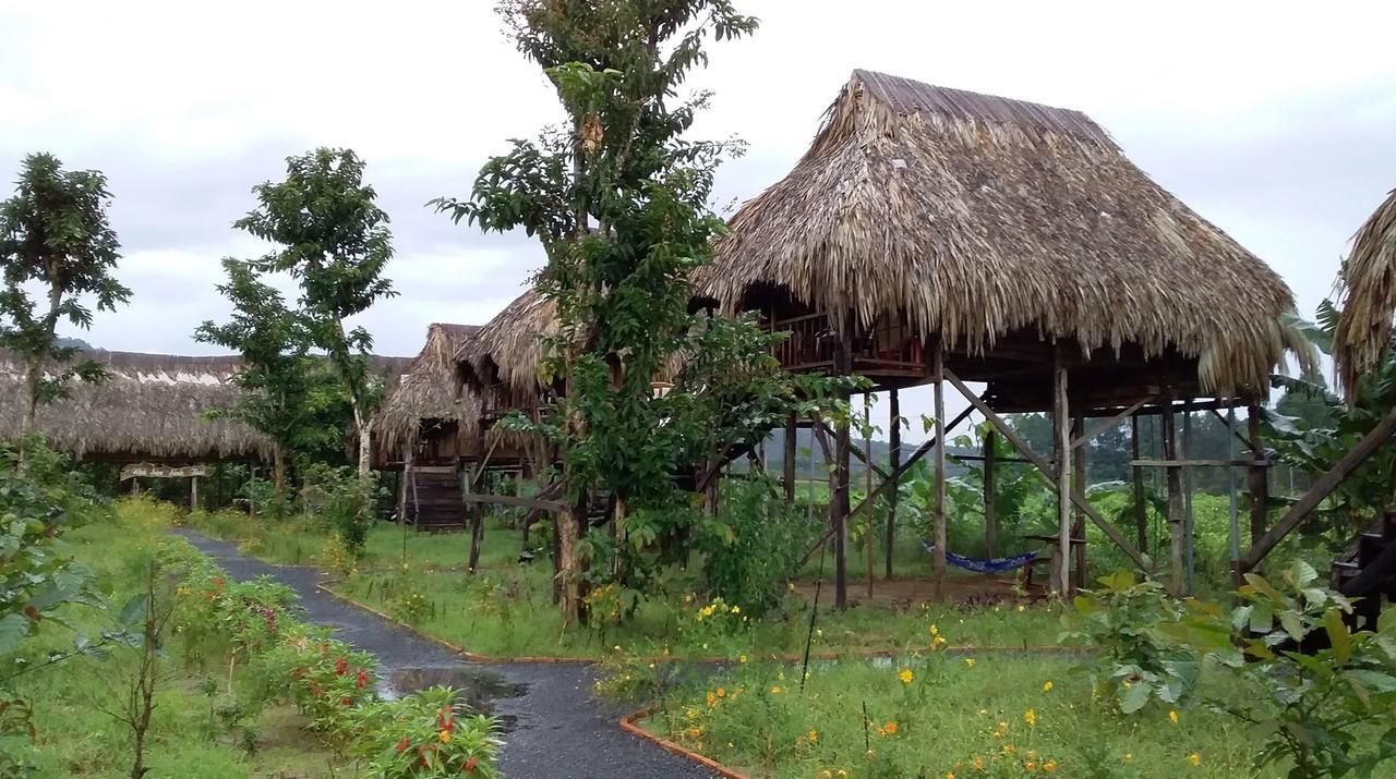 Sunny Field Eco Stilt House Villa Кат Тиен Екстериор снимка