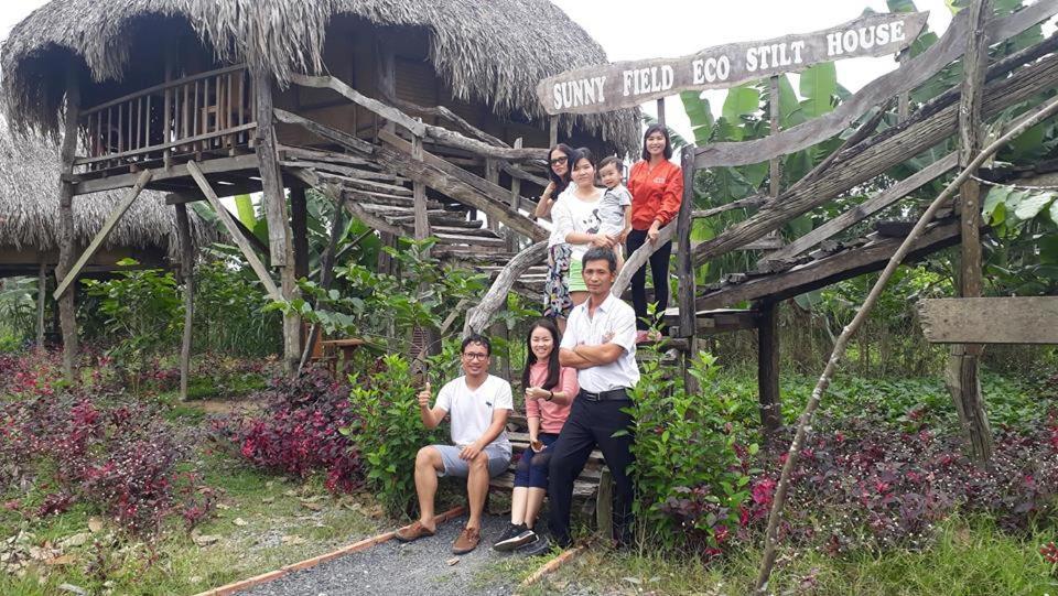 Sunny Field Eco Stilt House Villa Кат Тиен Екстериор снимка
