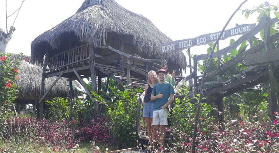 Sunny Field Eco Stilt House Villa Кат Тиен Екстериор снимка